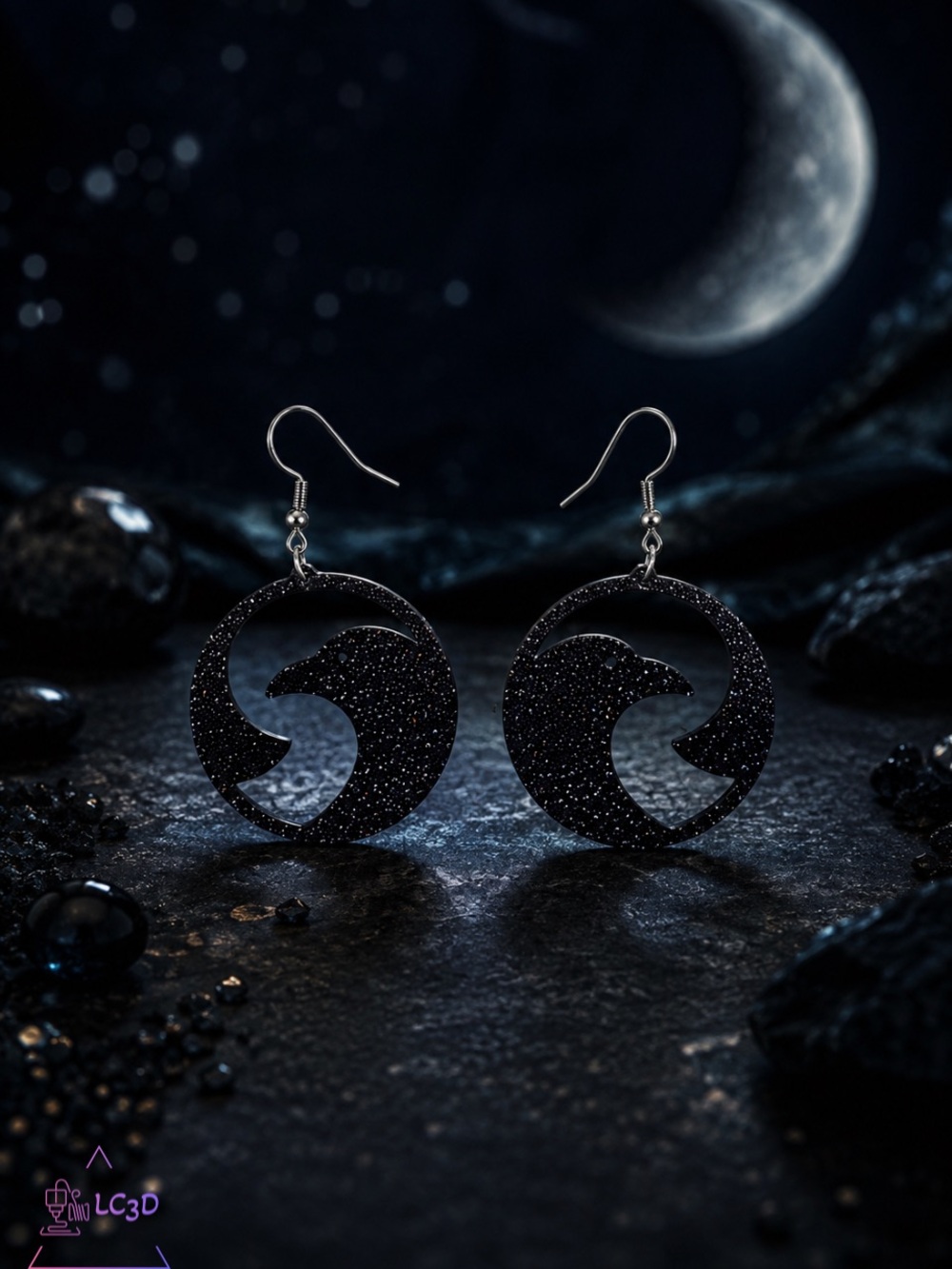Celtic Crow Earrings